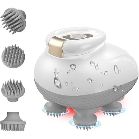 TISSCARE Cordless Scalp Massager for Hair & Stress