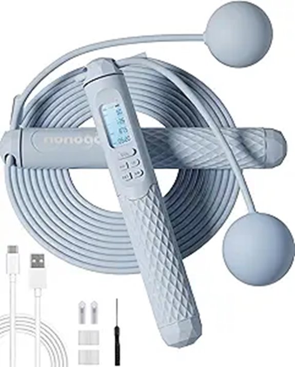Nonogo Cordless Jump Rope with Counter for Fitness