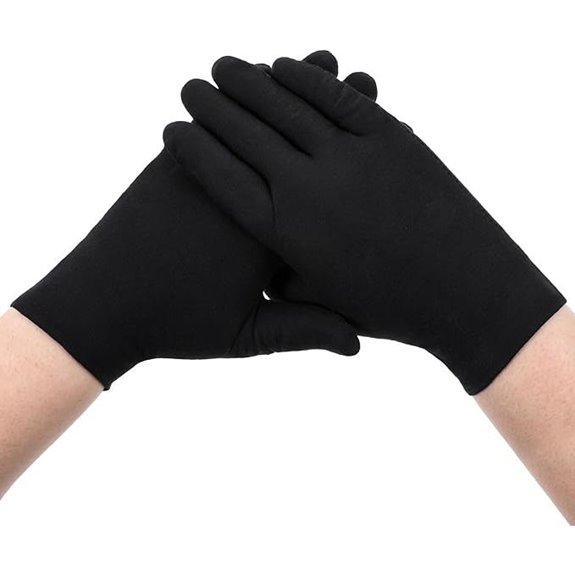 6 Pairs Cotton Work Gloves for Handling and Inspection