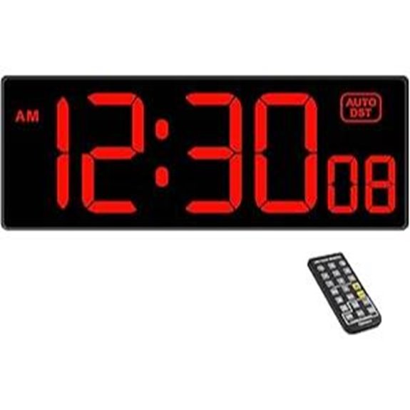 Soobest Digital Wall Clock with Seconds and Timer