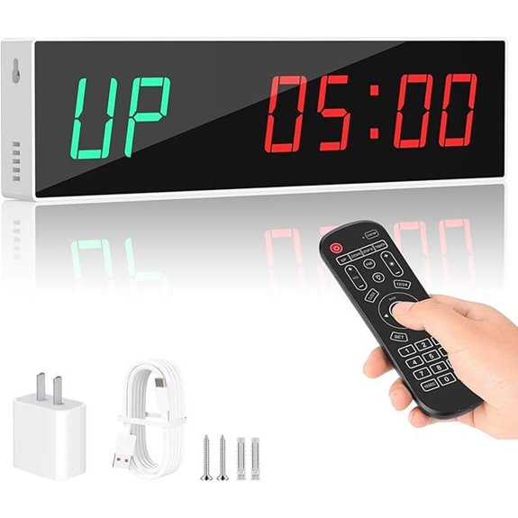 Dienmern Large Digital Gym Timer with Remote Control