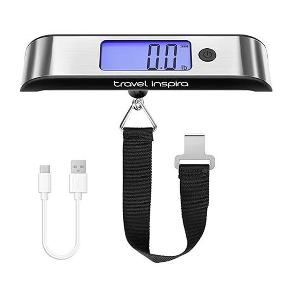 Travel Inspira Digital Luggage Scale with Backlit Display
