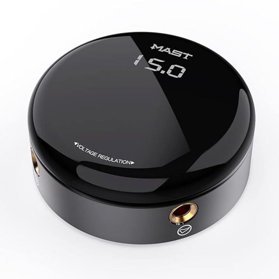 Mast Tattoo Power Supply with Digital Voltage Display
