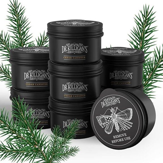 Dr. Killigan's Cedarwood Chip Canisters (8 Reusable Tins)