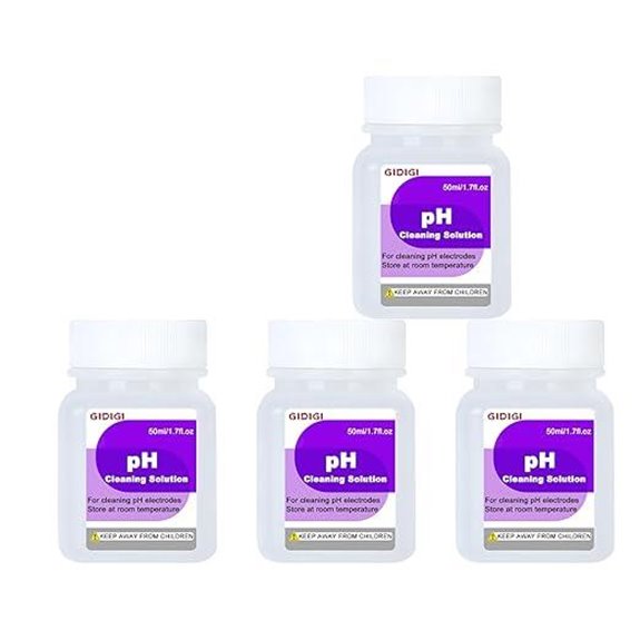 Electrode Cleaning Solution 50ml*4 for pH/TDS Meters