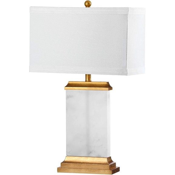SAFAVIEH Delilah Alabaster White 27-inch Table Lamp