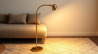 elegant brass floor lamps
