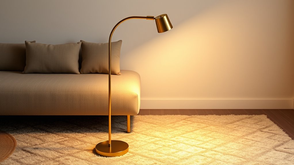 elegant brass floor lamps
