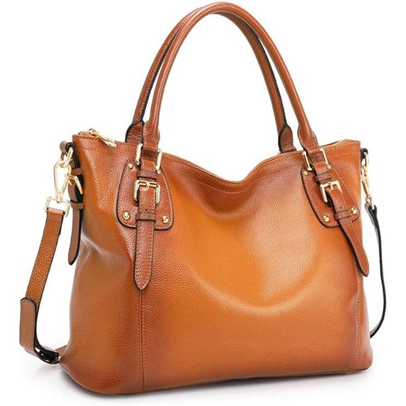 Kattee Leather Tote Shoulder Bag for Women
