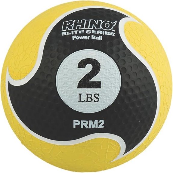 Champion Rhino Elite Medicine Ball with Superior Grip