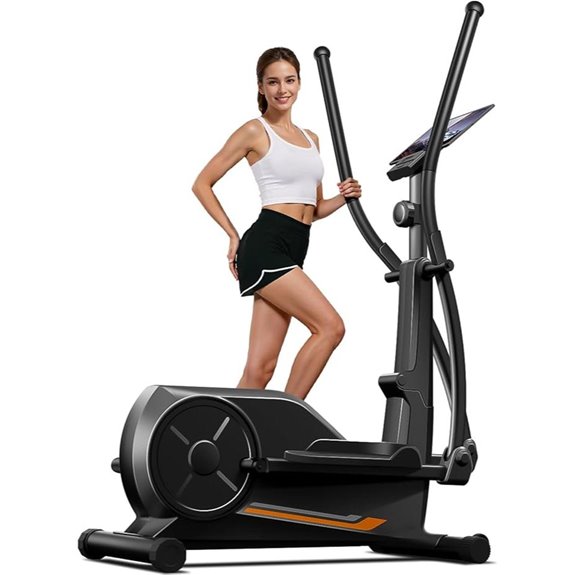 elliptical with lcd resistance