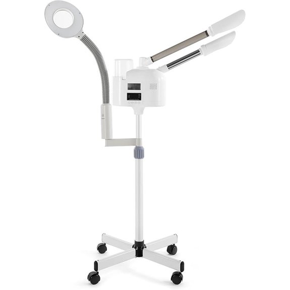 3-in-1 Facial Steamer with LED Magnifier and Nozzles