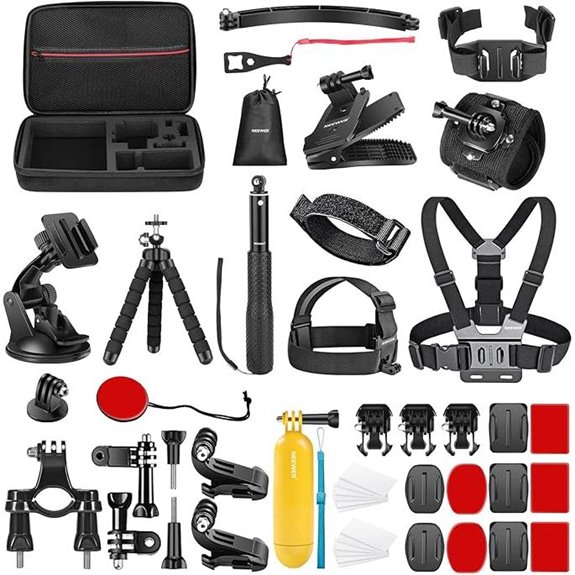 NEEWER 50 in 1 Action Camera Accessory Kit
