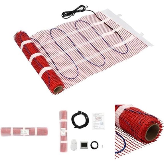 Floor Heating System Kit with Monitor and Sensors