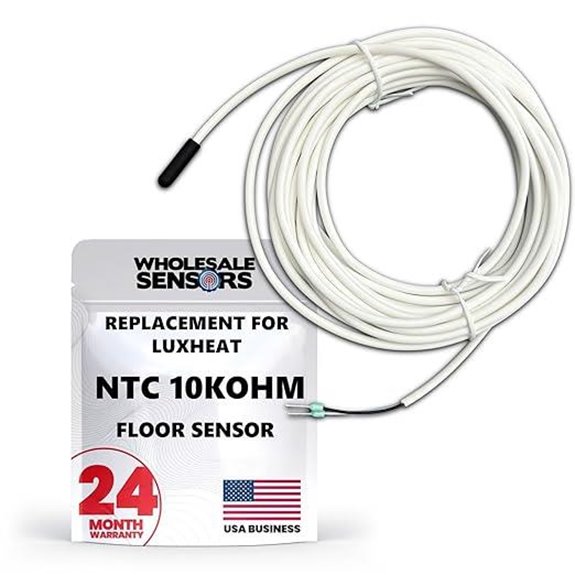LuxHeat Temperature Floor Sensor 10k NTC 20ft Probe