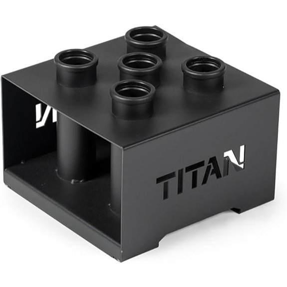 Titan Fitness 5 Barbell Holder for Garage Gym