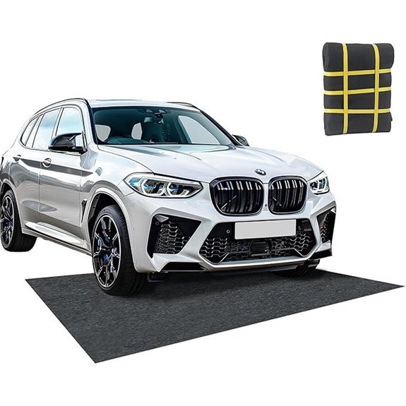 Oil Spill Mat for Garage Floors Waterproof & Reusable