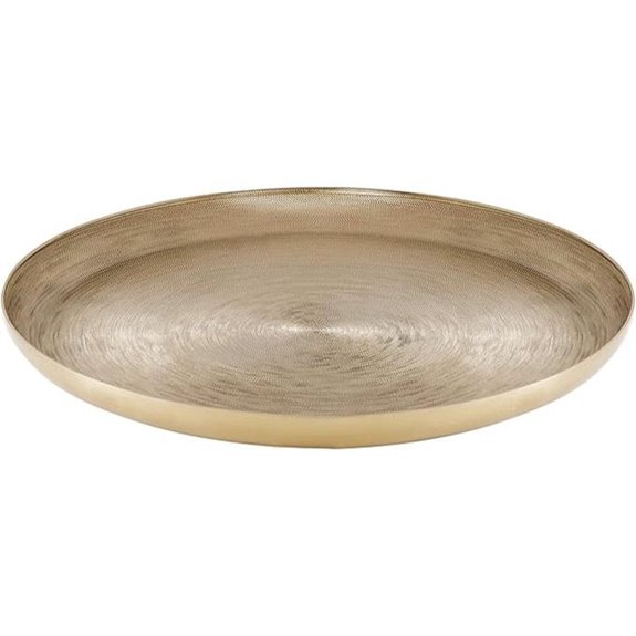 Kate and Laurel Mid-Century Gold Serving Tray