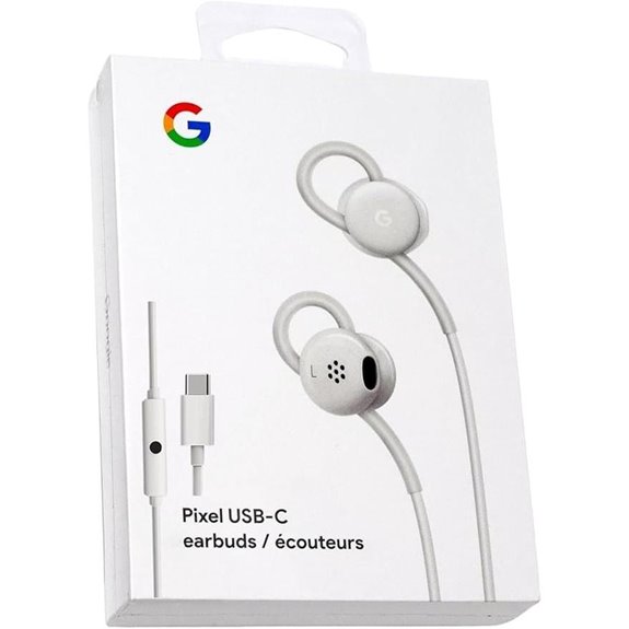 Google USB-C Earbuds Wired Headset - White