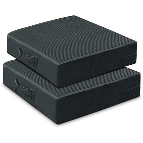 Large Grey Floor Pillows for Meditation and Yoga