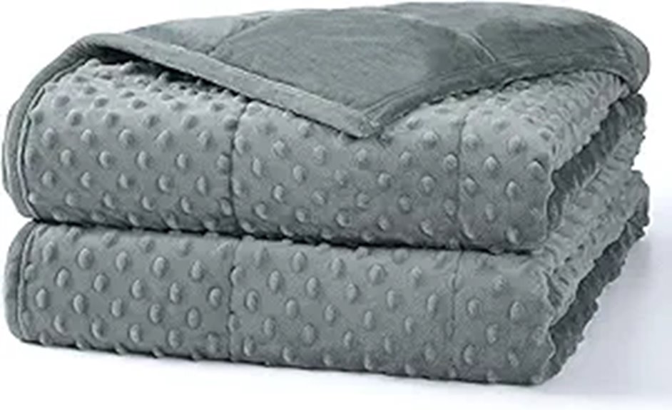Alomidds 15lbs Weighted Blanket Queen Size Grey