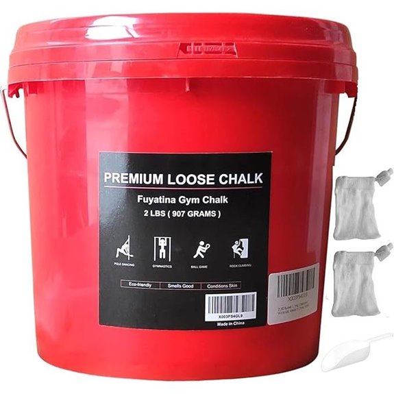 Fuyatina 2LBS Gym & Climbing Chalk with Bags