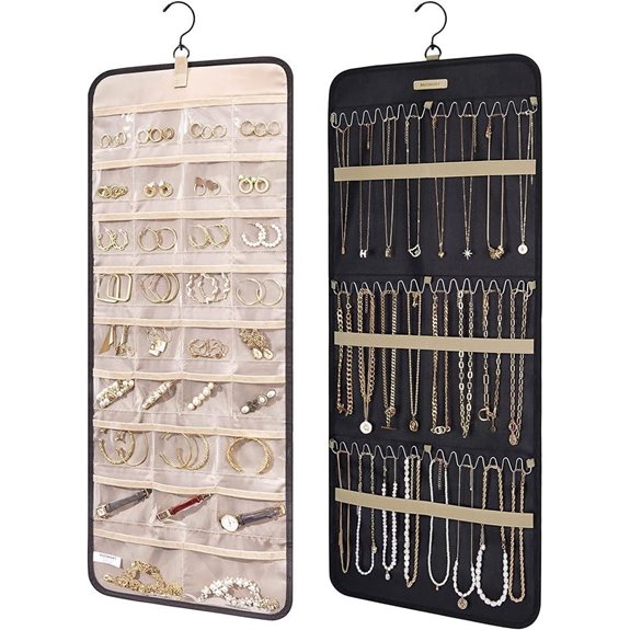 BAGSMART Hanging Jewelry Organizer with Hanger