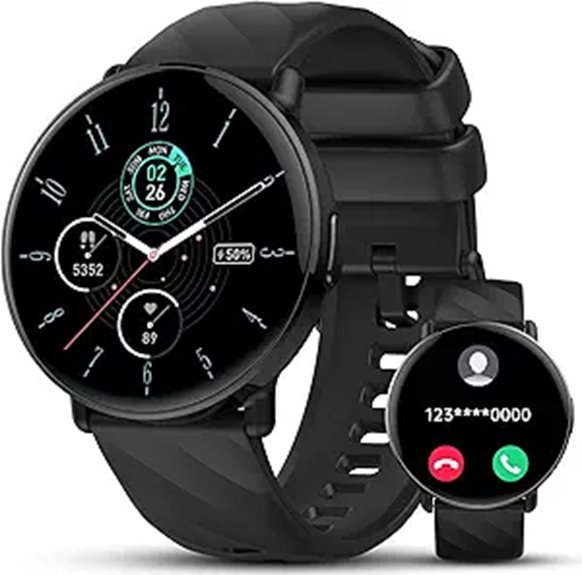 Smart Watch with HD Touch Screen and Fitness Tracker