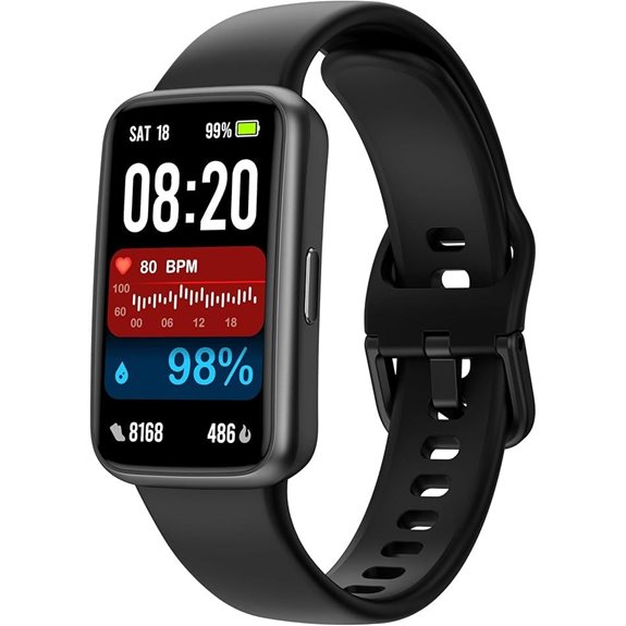 Fitness Tracker Smart Watch with Heart Rate & Sleep