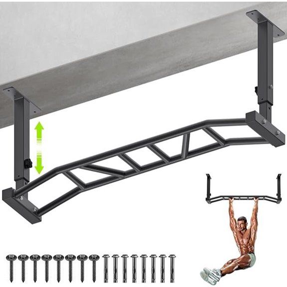 Kipika 48 Heavy Duty Ceiling Pull Up Bar