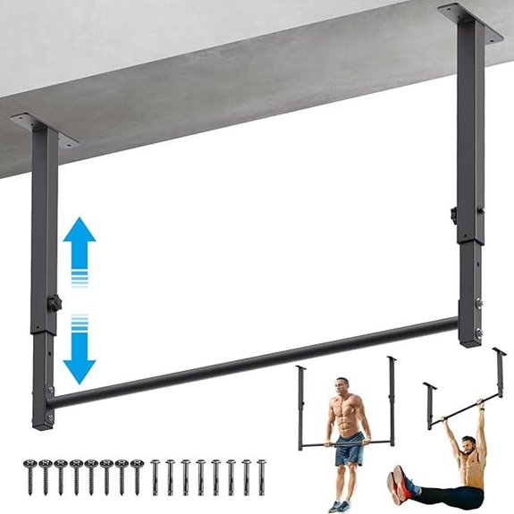 Kipika 48 Heavy Duty Ceiling Pull Up Bar
