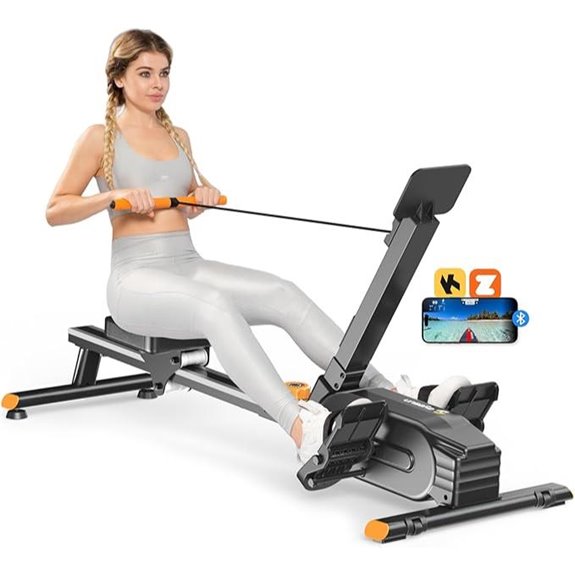 Magnetic Rowing Machine with 350 LB Capacity
