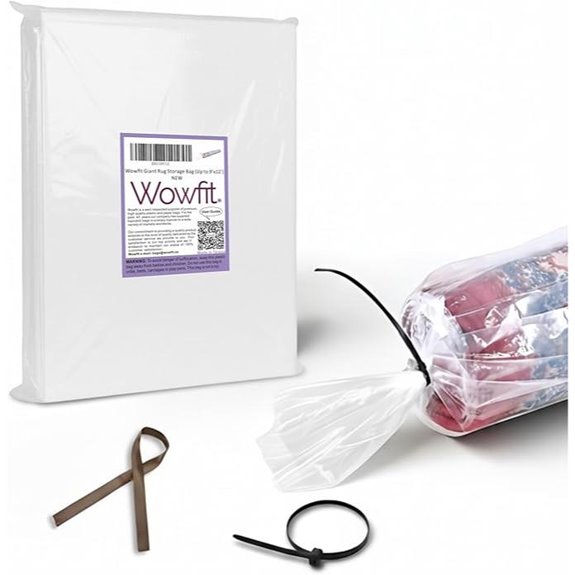 Wowfit Heavy Duty Rug Storage Bag (Fits Up to 9'x12')