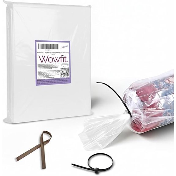 Wowfit Heavy Duty Rug Storage Bag (Up to 8'x10')