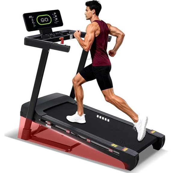 ECHANFIT Heavy Duty Treadmill with Auto Incline