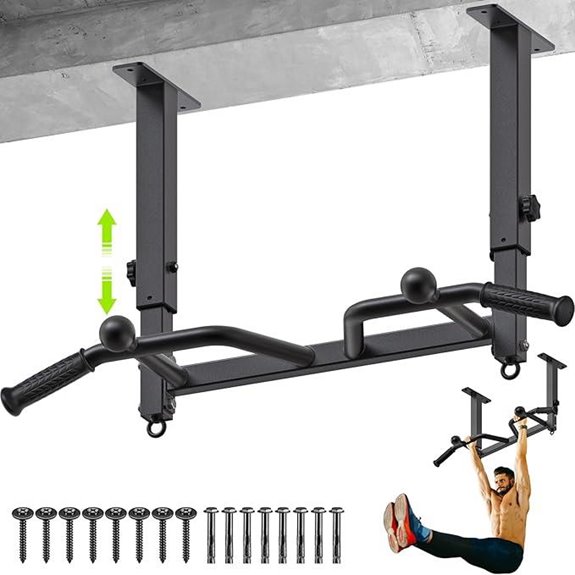 Seleware Heavy Duty Wall Mount Pull Up Bar