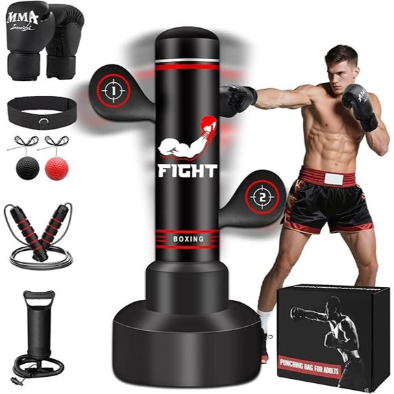 Heavy Freestanding Punching Bag for MMA & Fitness