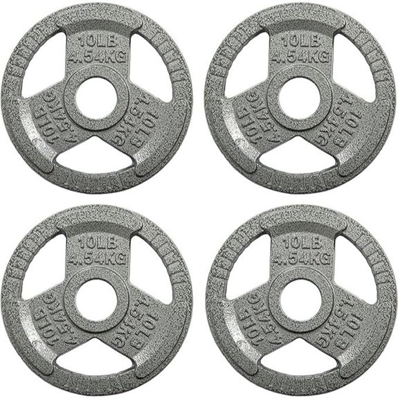 Fitvids Olympic Cast Iron Weight Plates Set