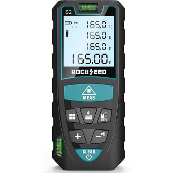 RockSeed 50M Laser Distance Meter with Levels
