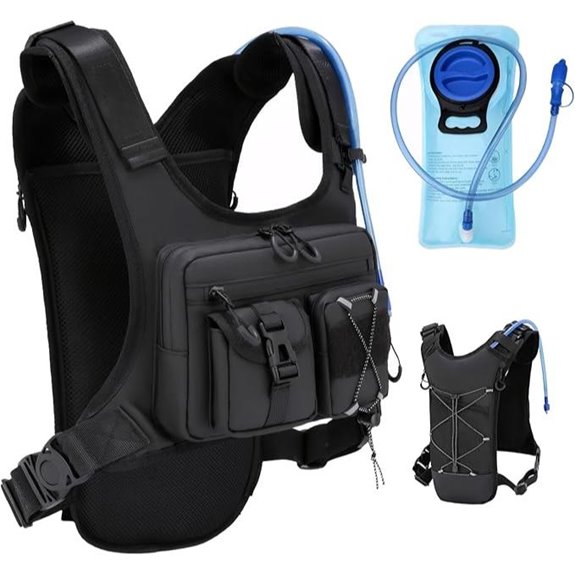 USA Patent Hydration Vest with Water Bladder
