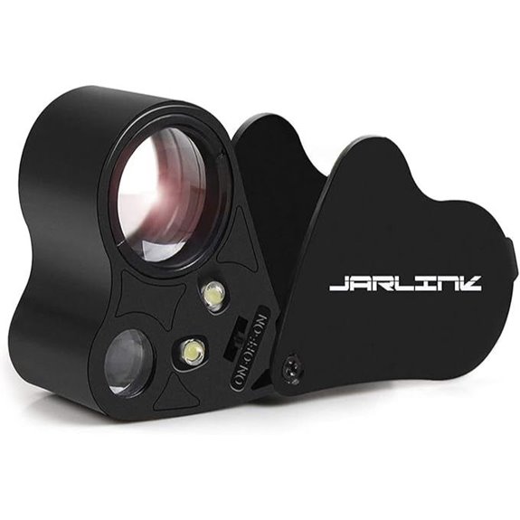 JARLINK 30X 60X Illuminated Jewelry Loupe