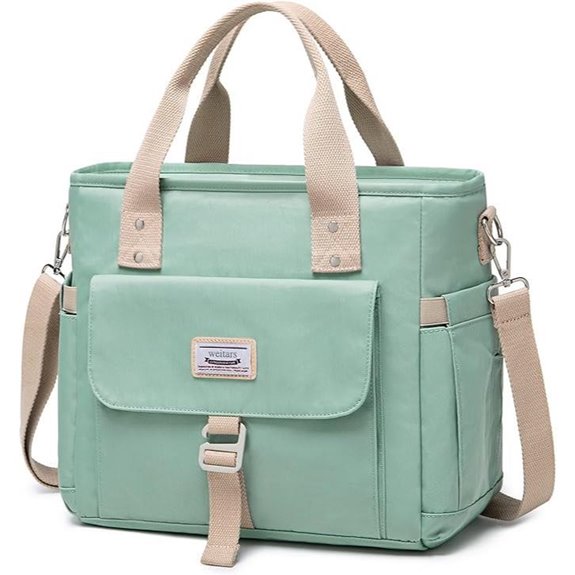 Weitars Insulated Leak-Proof Lunch Bag with Pockets