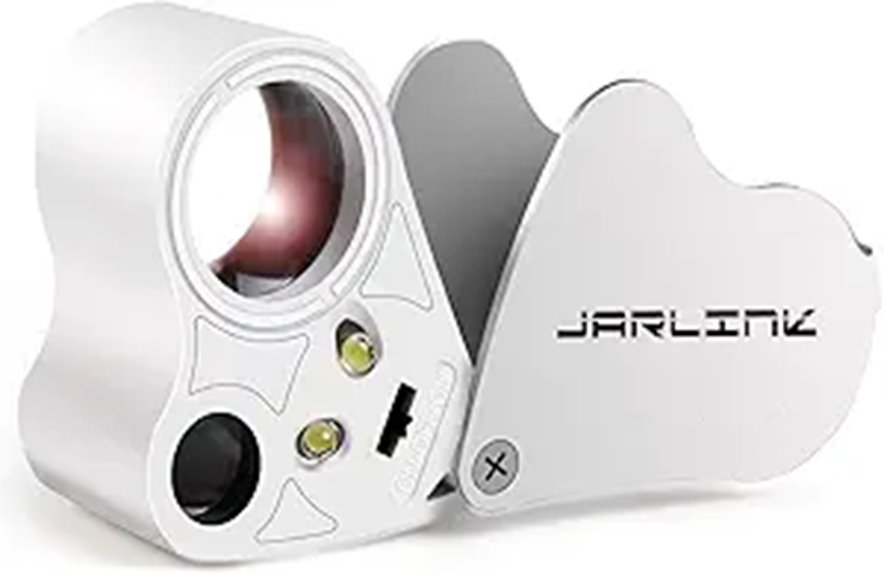 JARLINK 30X-60X Illuminated Jewelry Loupe