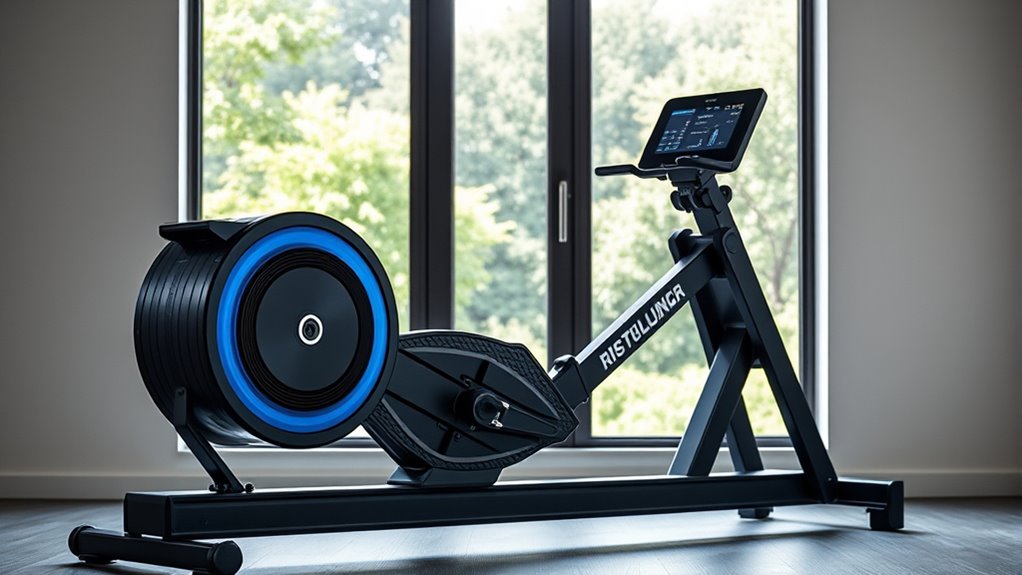 key rowing machine features