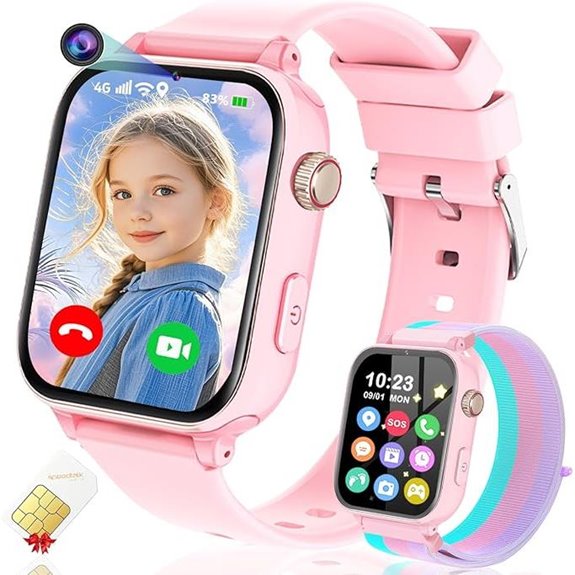 4G Kids Smart Watch with GPS Tracker and Video Calling