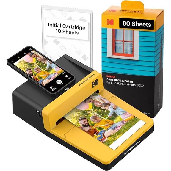KODAK Dock ERA Plus Instant Photo Printer Bundle