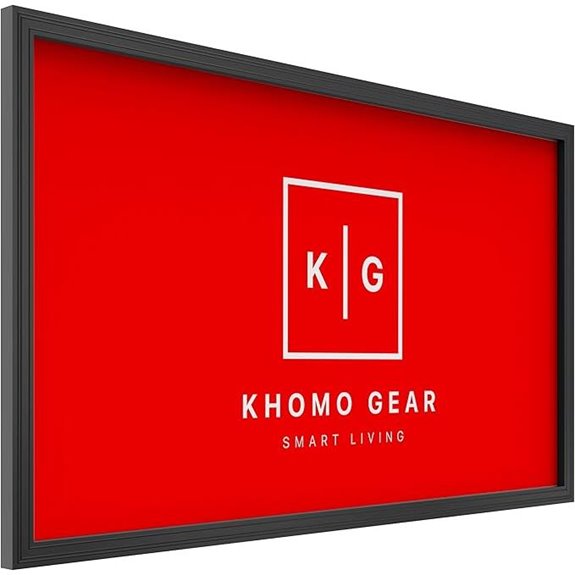 KHOMO GEAR 100 inch Fixed Frame Projector Screen