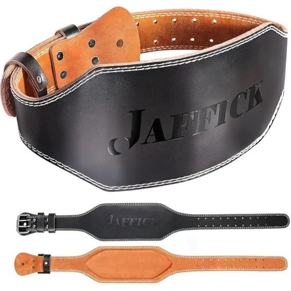 Genuine Leather Weightlifting Belt for Men
