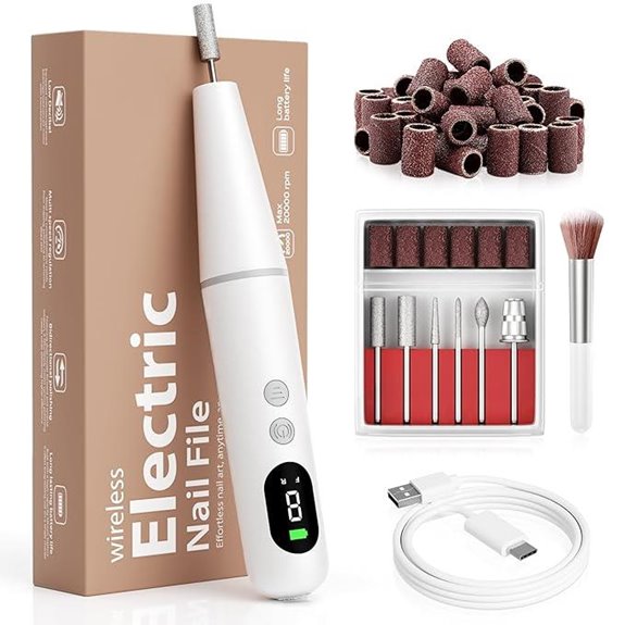 Electric Nail Drill Kit with LED Display