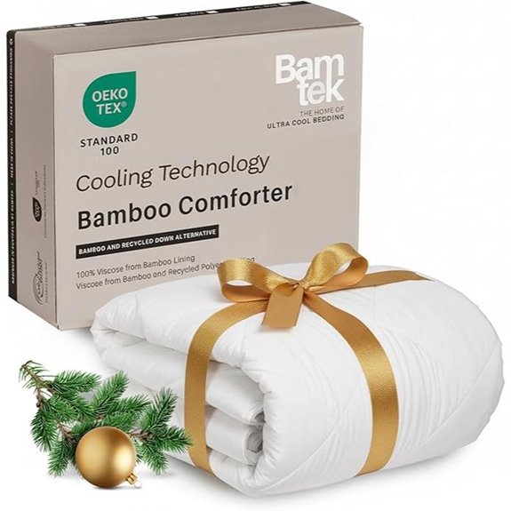 Bamboo Viscose Comforter – Cooling Fluffy Lightweight Twin XL
